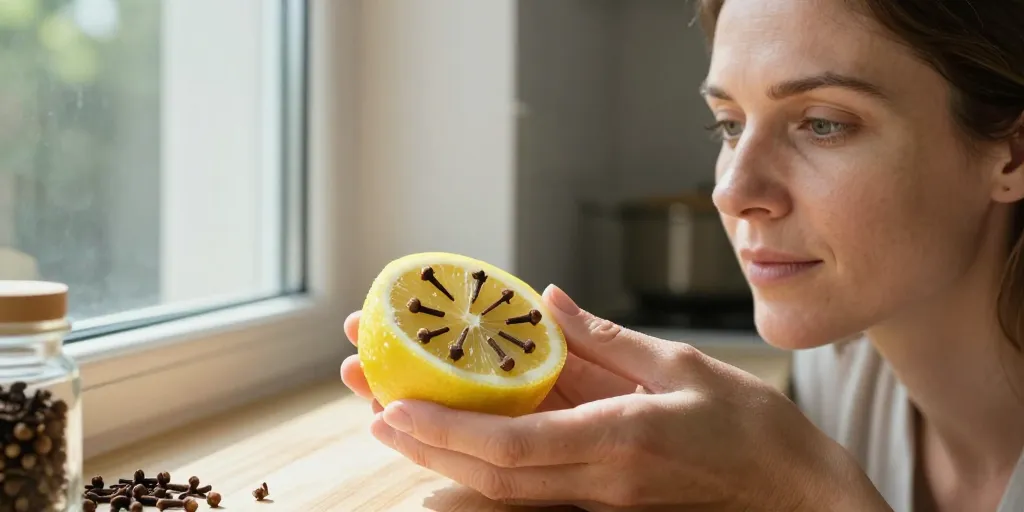 citron clou de girofle contre les mouches