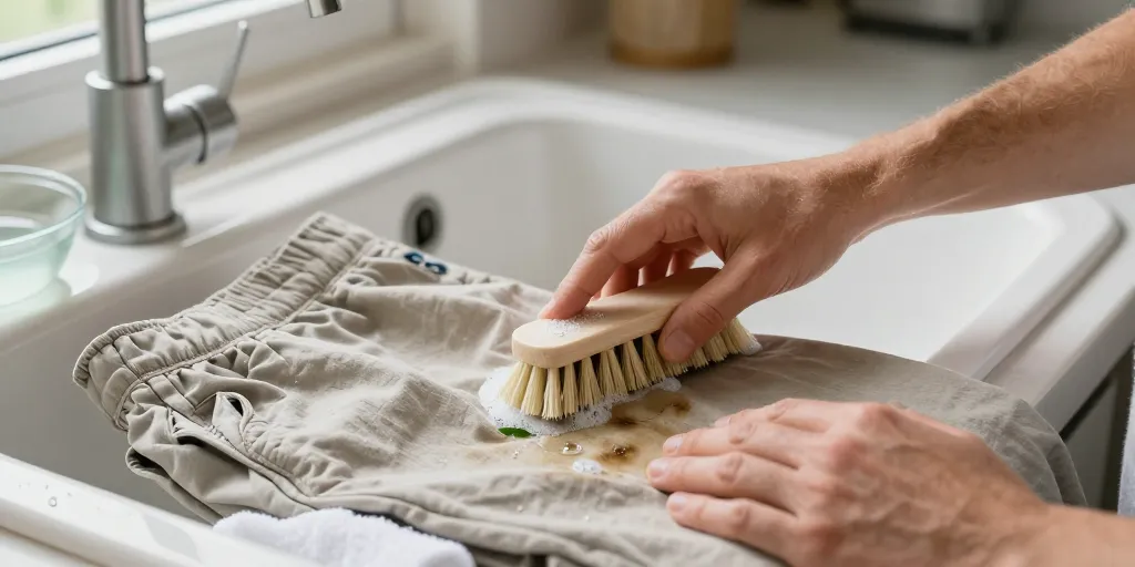 comment enlever une tache d'herbe sur un pantalon