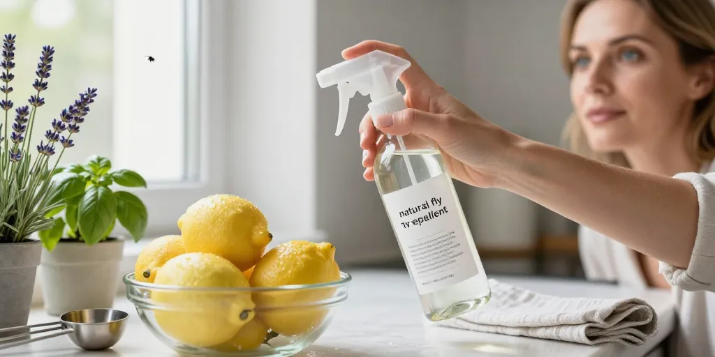 produit anti-mouche maison