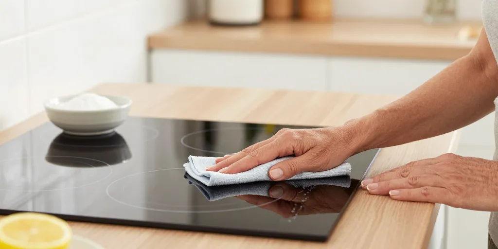 Laver plaque induction : les astuces naturelles pour faire briller le verre